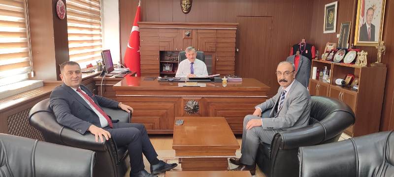 MHP Elmadağ İlçe Başkanı Ahmet Değer ve CİPDER Genel Başkanı ve Cezaevi Müdürü Onur Küçükseymen'den ziyaret